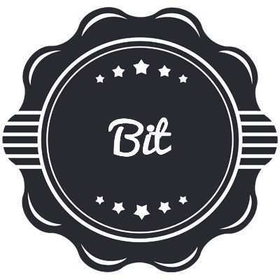 Bit badge logo