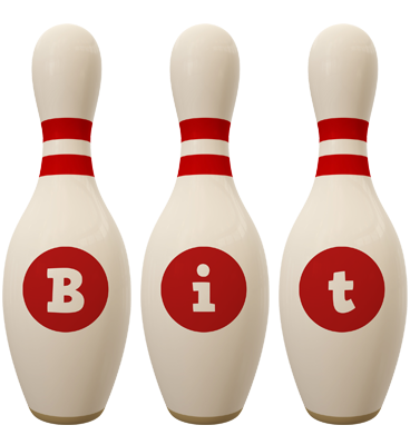Bit bowling-pin logo