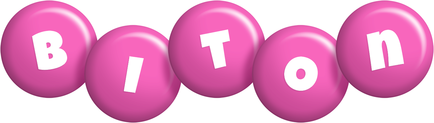 Biton candy-pink logo