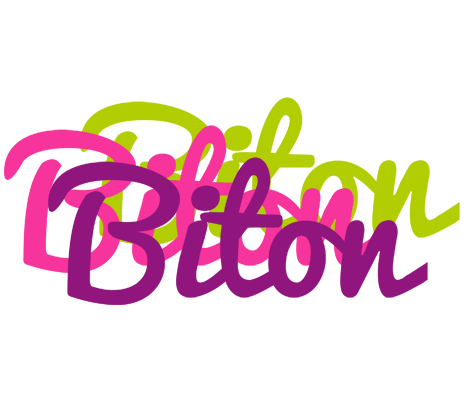 Biton flowers logo