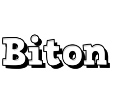 Biton snowing logo