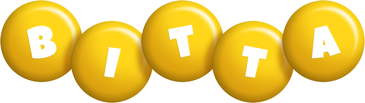 Bitta candy-yellow logo