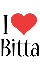 Bitta i-love logo