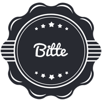 Bitte badge logo