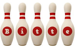 Bitte bowling-pin logo