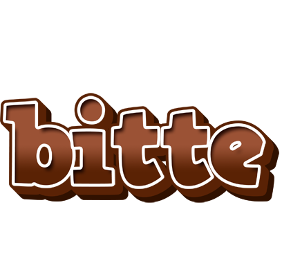 Bitte brownie logo