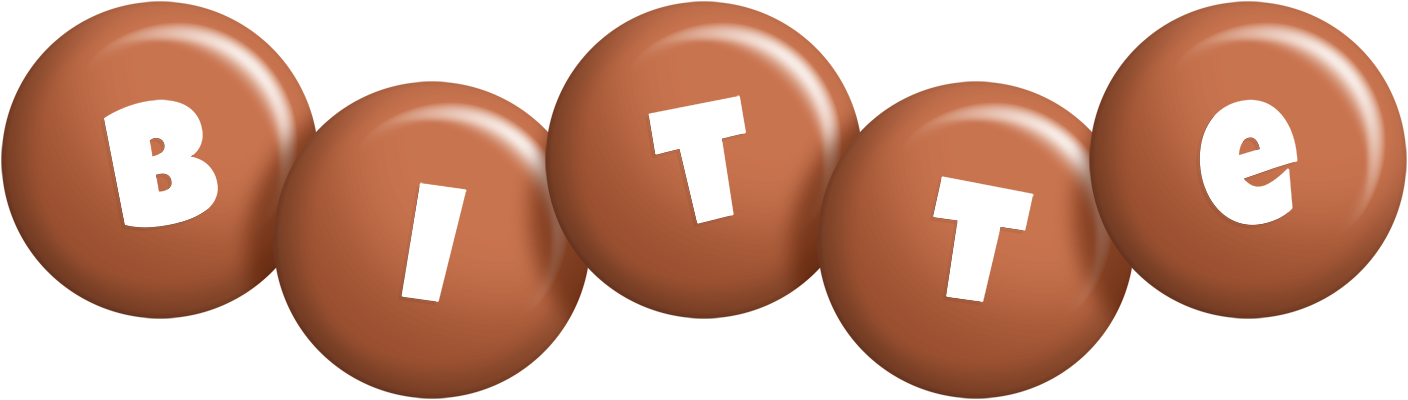 Bitte candy-brown logo