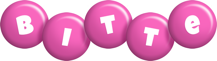 Bitte candy-pink logo