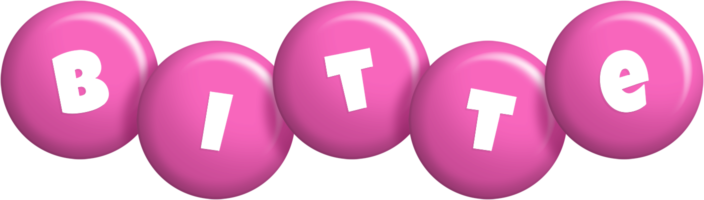 Bitte candy-pink logo