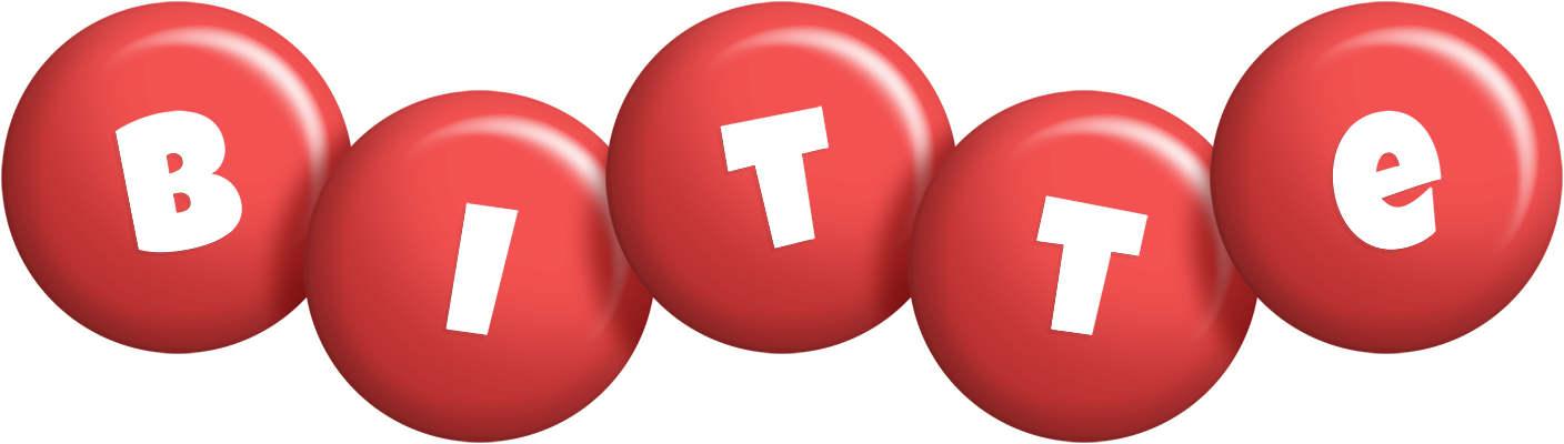 Bitte candy-red logo