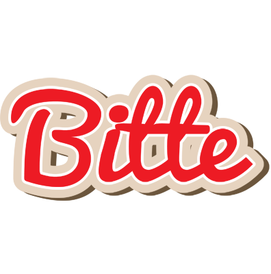 Bitte chocolate logo