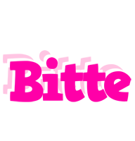 Bitte dancing logo