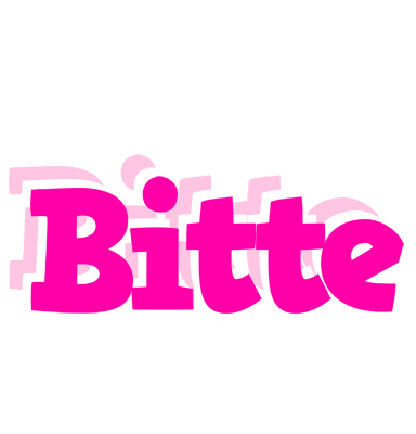 Bitte dancing logo