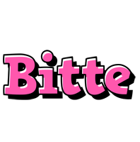 Bitte girlish logo