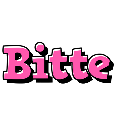 Bitte girlish logo