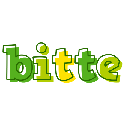 Bitte juice logo