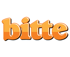 Bitte orange logo