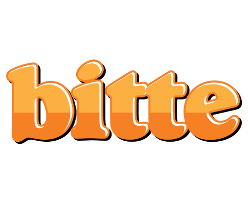 Bitte orange logo