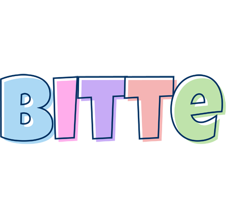 Bitte pastel logo