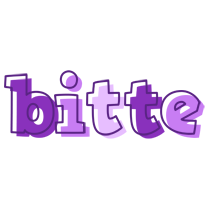 Bitte sensual logo