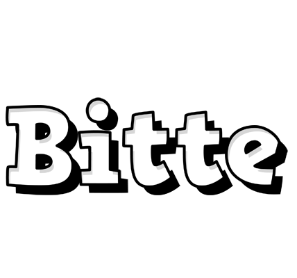 Bitte snowing logo