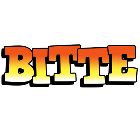 Bitte sunset logo