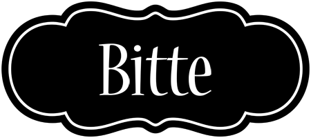 Bitte welcome logo