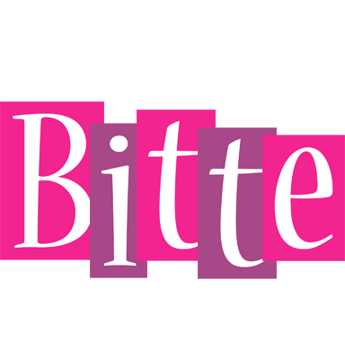 Bitte whine logo