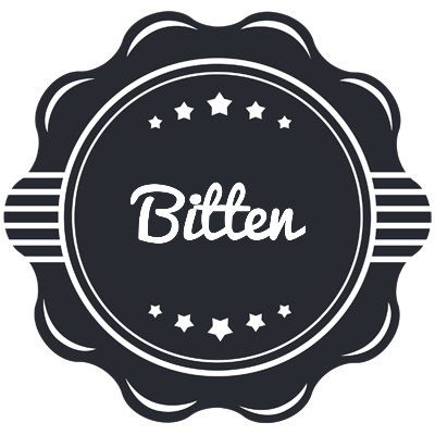 Bitten badge logo