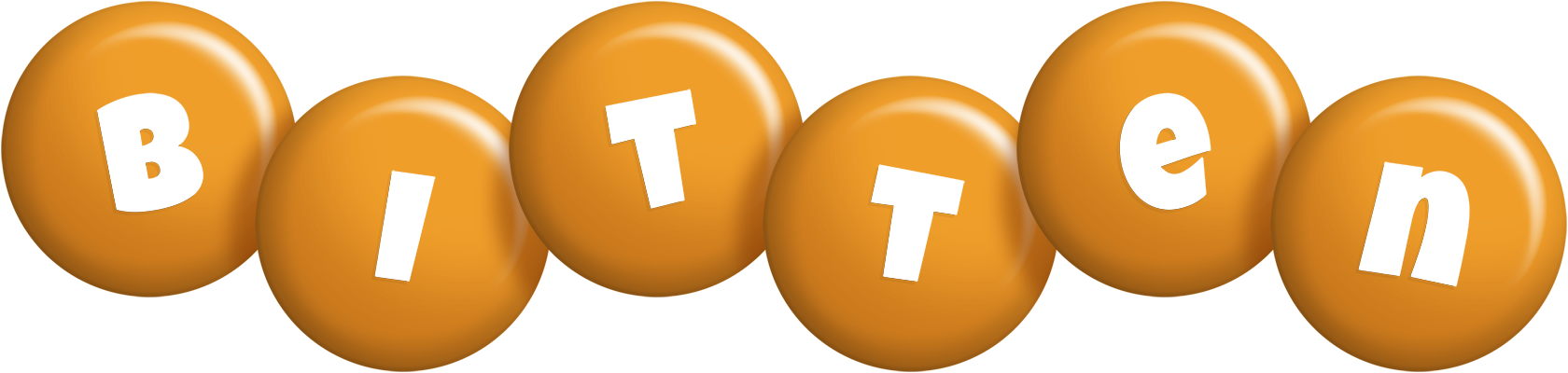 Bitten candy-orange logo