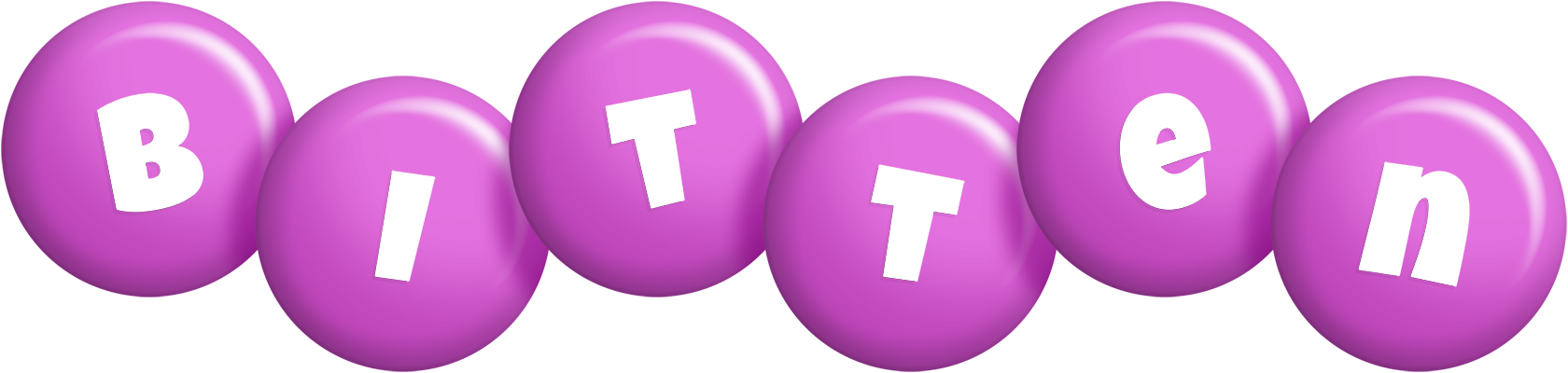 Bitten candy-purple logo