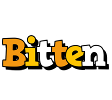 Bitten cartoon logo