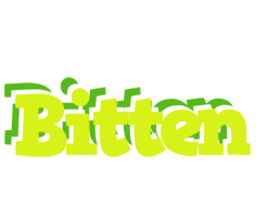 Bitten citrus logo