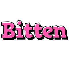 Bitten girlish logo