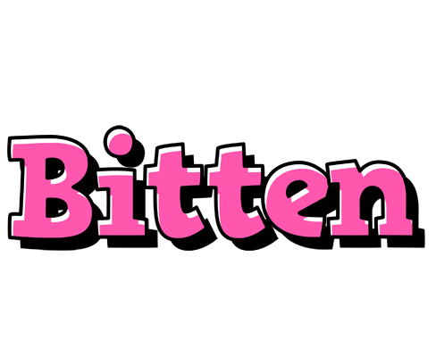 Bitten girlish logo