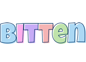 Bitten pastel logo