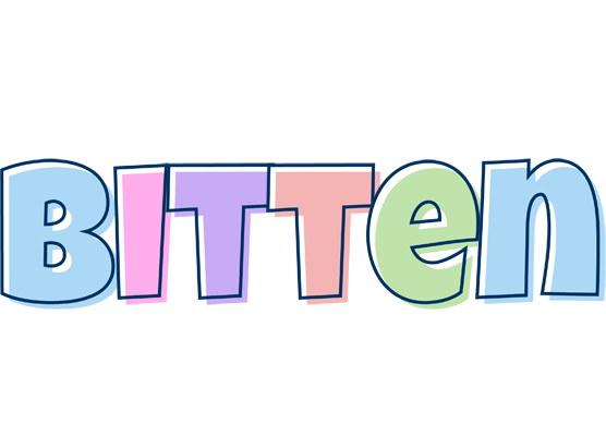 Bitten pastel logo