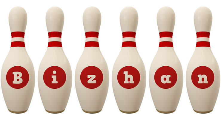 Bizhan bowling-pin logo