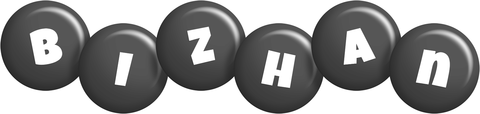 Bizhan candy-black logo