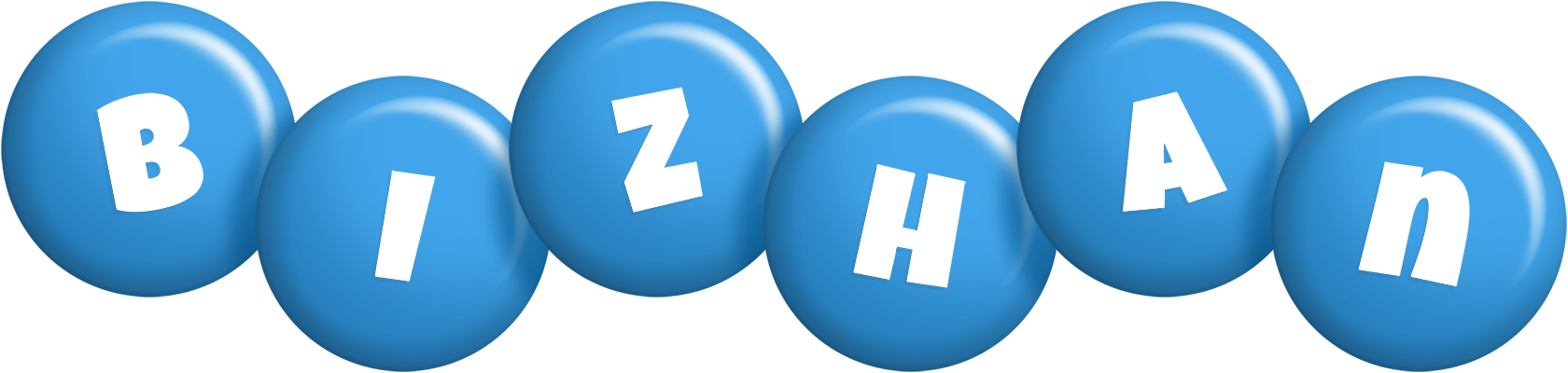 Bizhan candy-blue logo