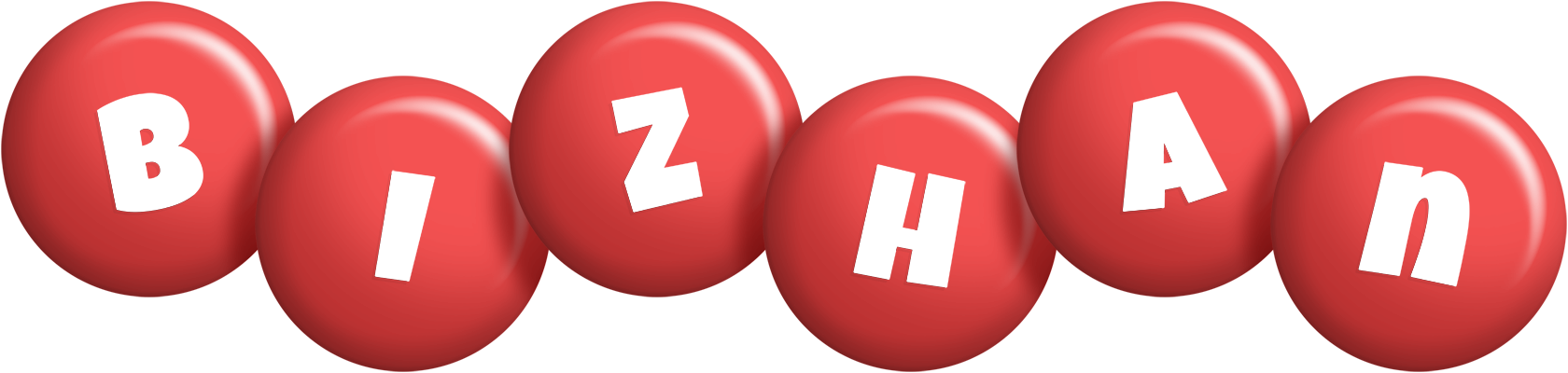 Bizhan candy-red logo