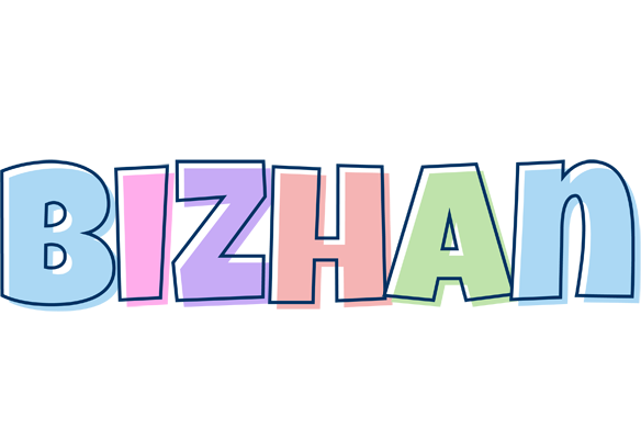 Bizhan pastel logo