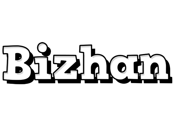 Bizhan snowing logo