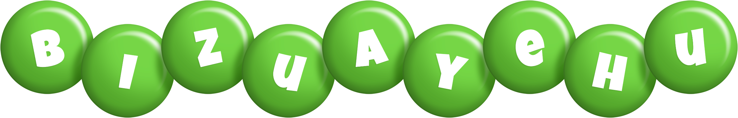 Bizuayehu candy-green logo