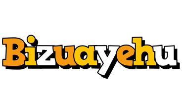 Bizuayehu cartoon logo