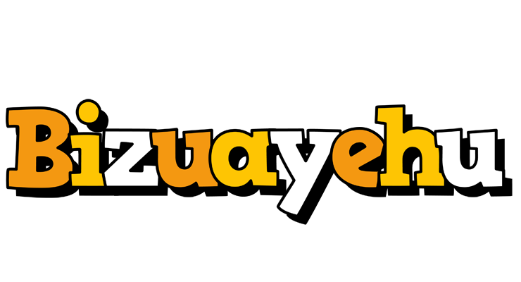 Bizuayehu cartoon logo