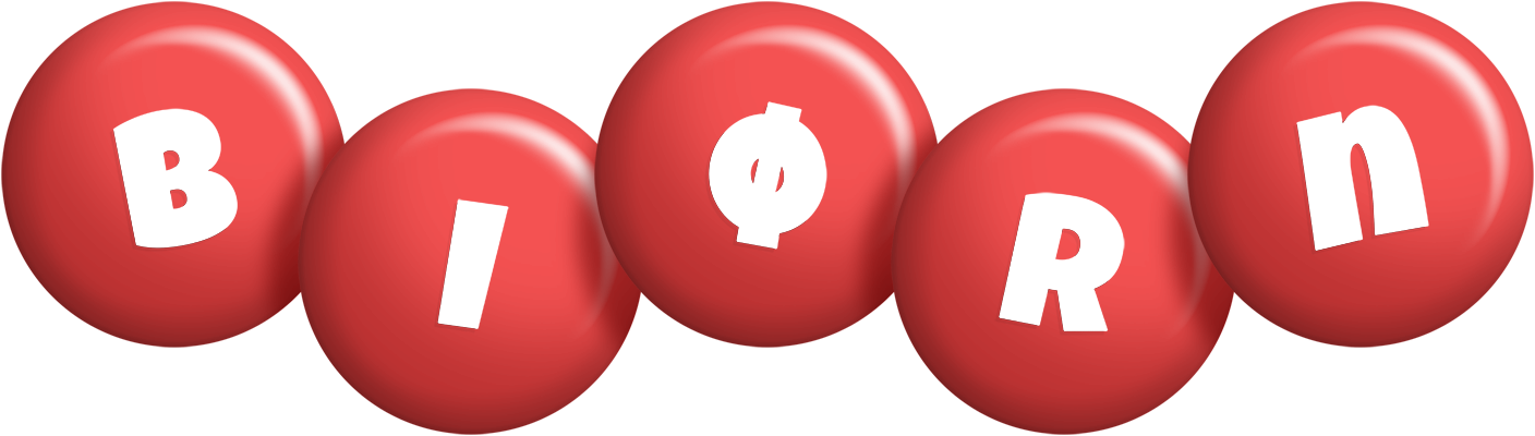 Biørn candy-red logo