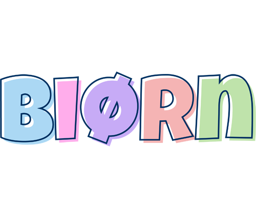Biørn pastel logo