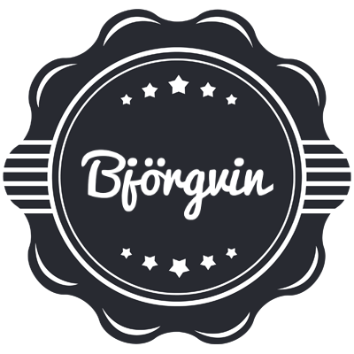 Björgvin badge logo