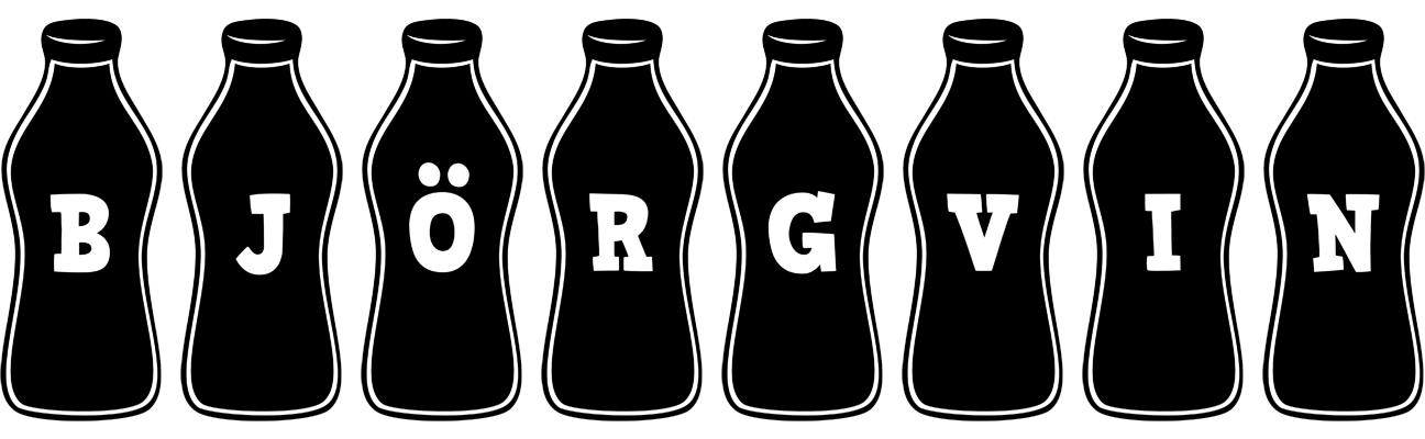 Björgvin bottle logo